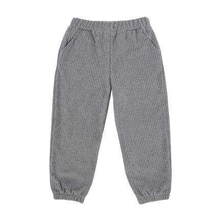 Wooly Organic Cord-Velours-Hose (night owl)