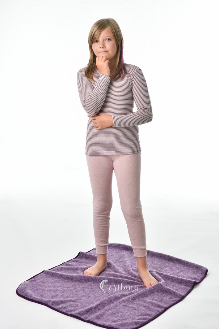 Cosilana Lange Kinder Leggings rosé – Bild 15