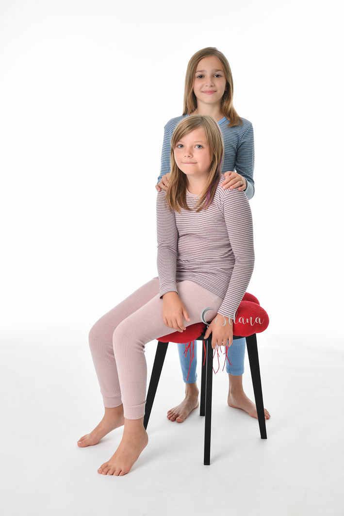 Cosilana Lange Kinder Leggings rosé – Bild 16