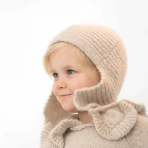 Halfen Struktur Strickmütze Alpaka