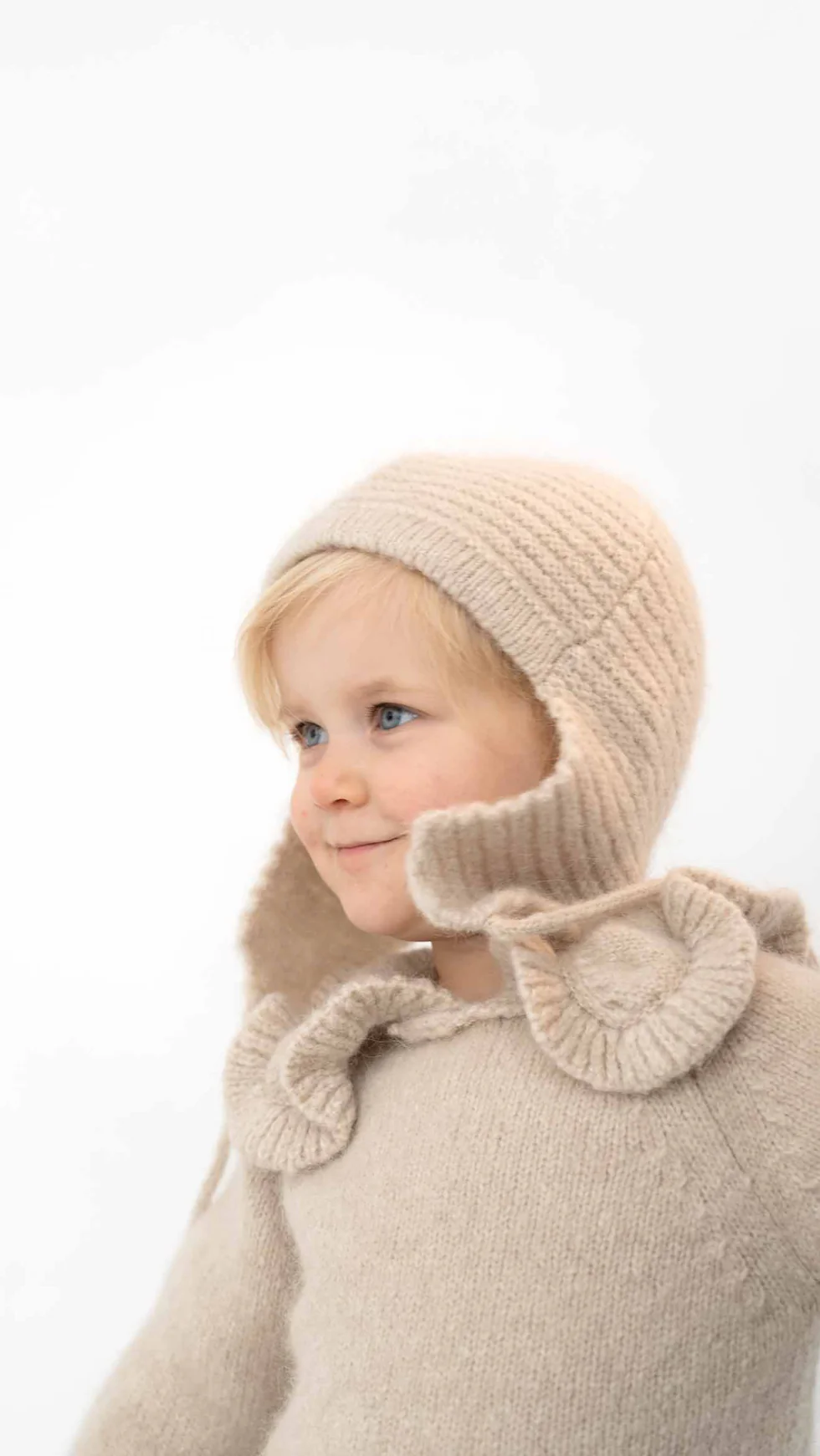 Halfen Struktur Strickmütze Alpaka