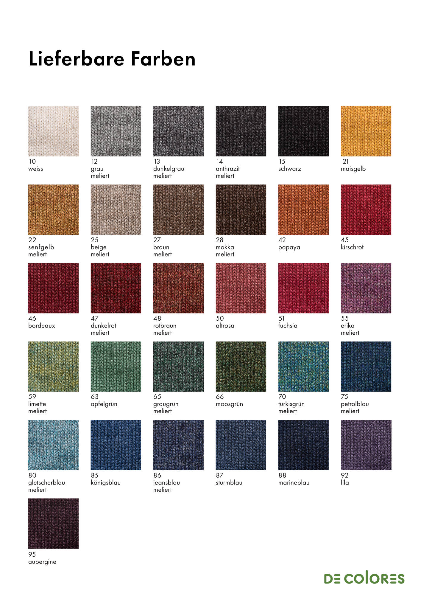 Decolores Pulswärmer Erwachsene / Stulpe Kinder – Bild 15