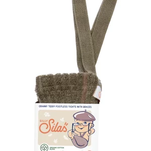 Silly Silas Granny Teddy Footless Seaweed Brown