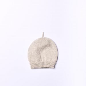 Wedoble Mütze aus extrafeiner Merinowolle beige