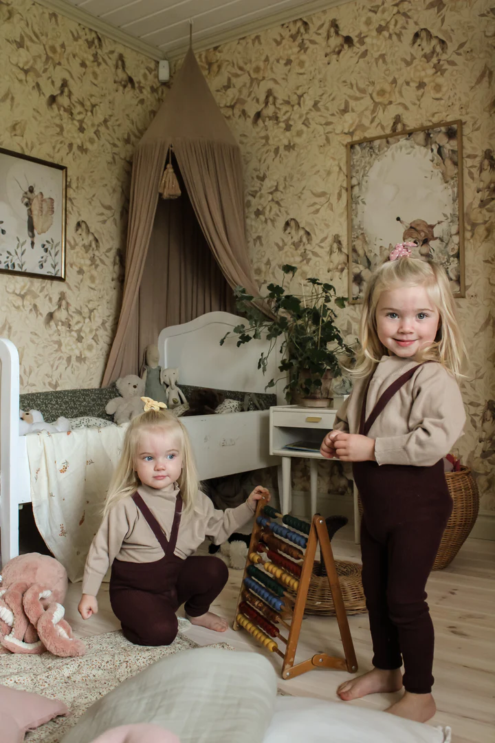 Silly Silas Footless Cotton Tights (GOTS) Fig Blend – Bild 2