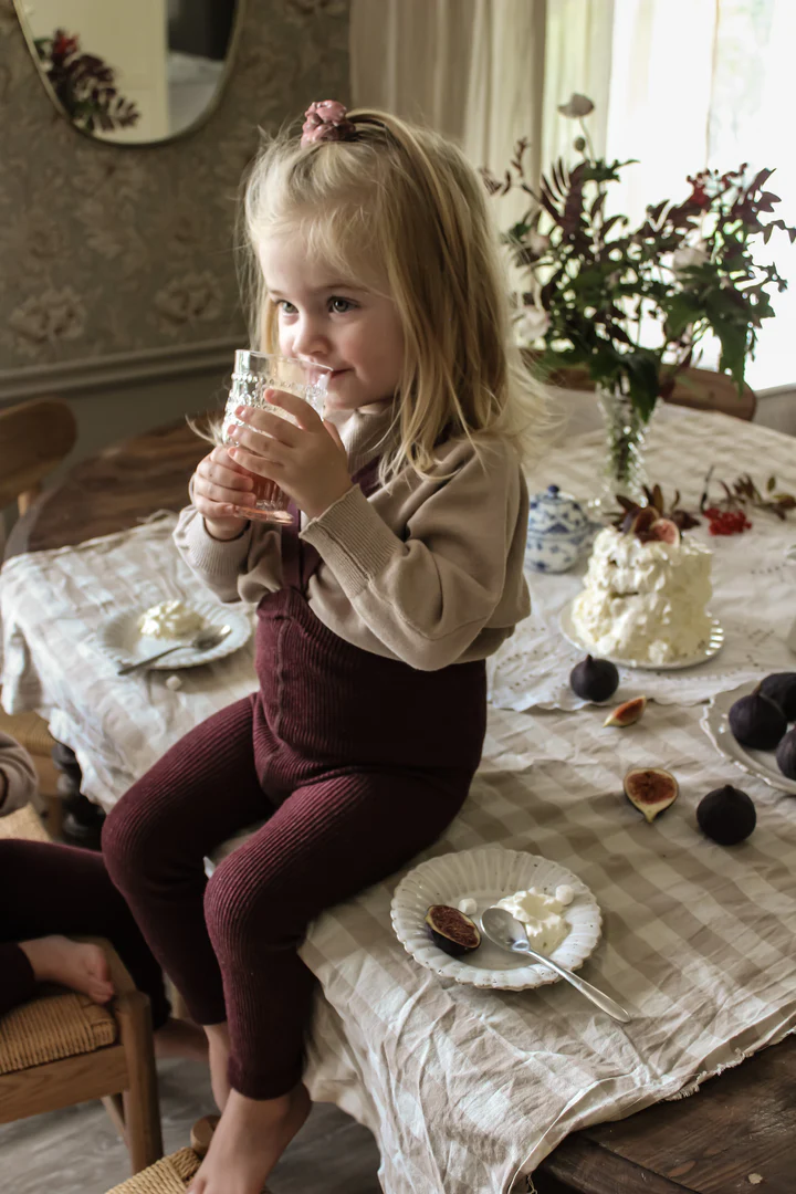 Silly Silas Footless Cotton Tights (GOTS) Fig Blend – Bild 4