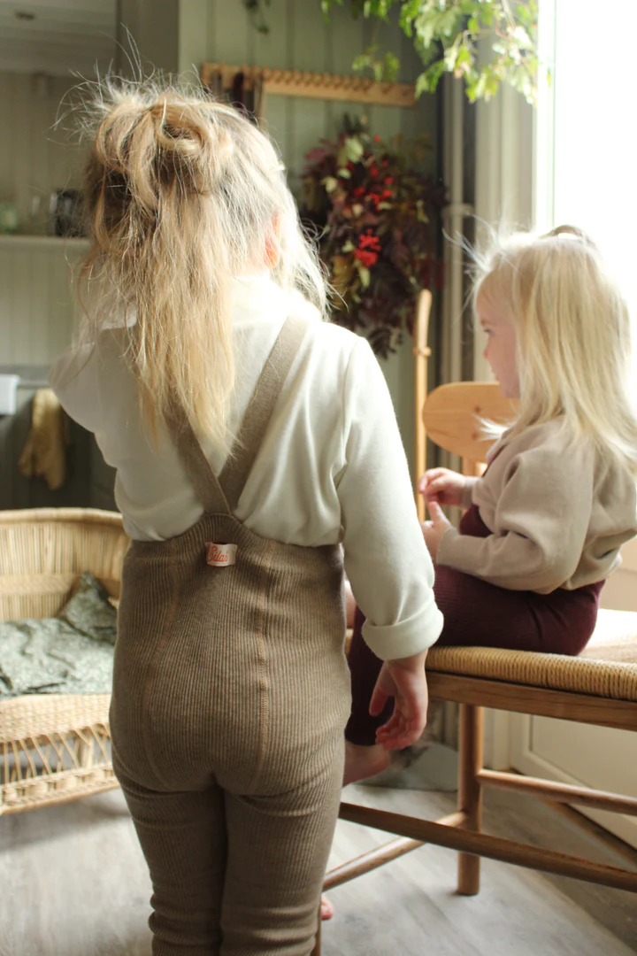 Silly Silas Footless Cotton Tights (GOTS) Peanut Blend – Bild 4