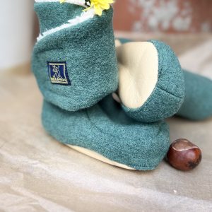 Pickapooh Baby Hausschuhe Trotter (mineral green)