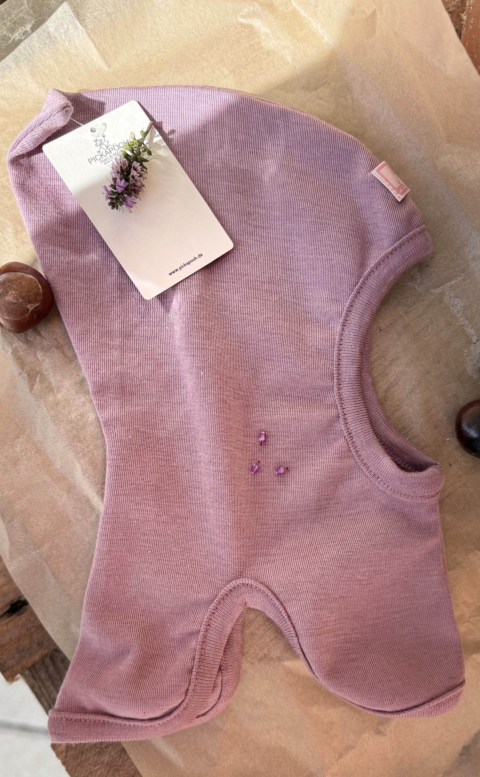 Pickapooh Mütze Moritz (Alt Rosé)