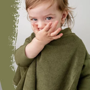 Little Casimir Lätzchen “Boo“ Lätzchen – Olive