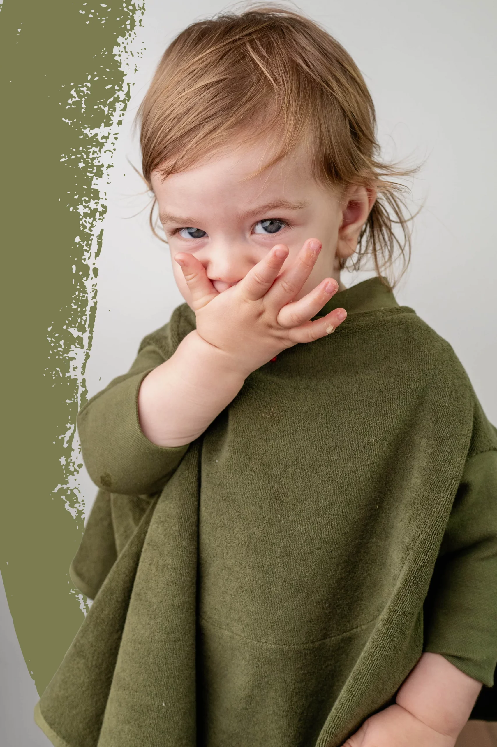 Little Casimir Lätzchen “Boo“ Lätzchen – Olive