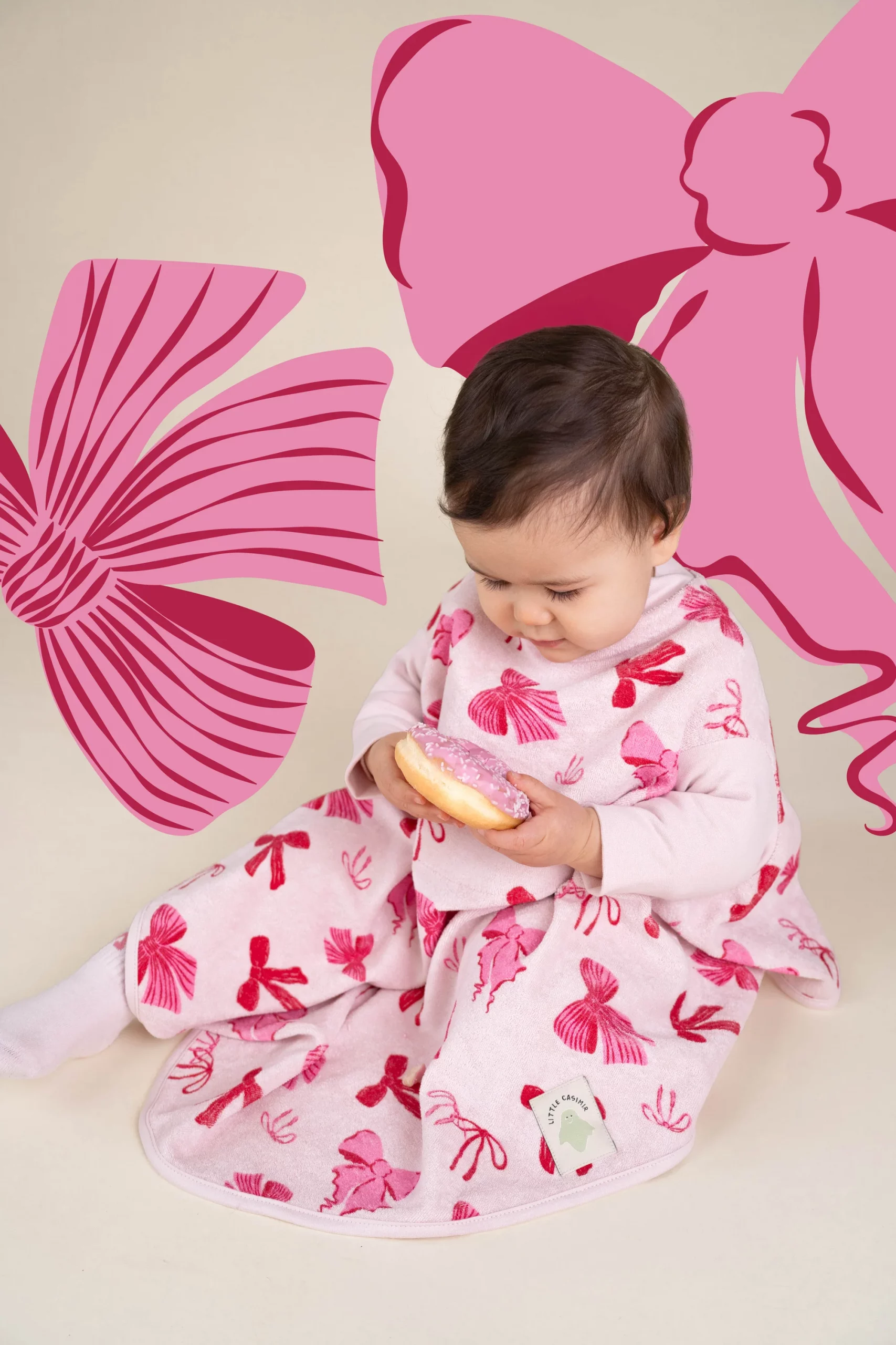 Little Casimir Lätzchen LIMITED EDITION “Boo“ Lätzchen – Pretty Pink – Bild 2