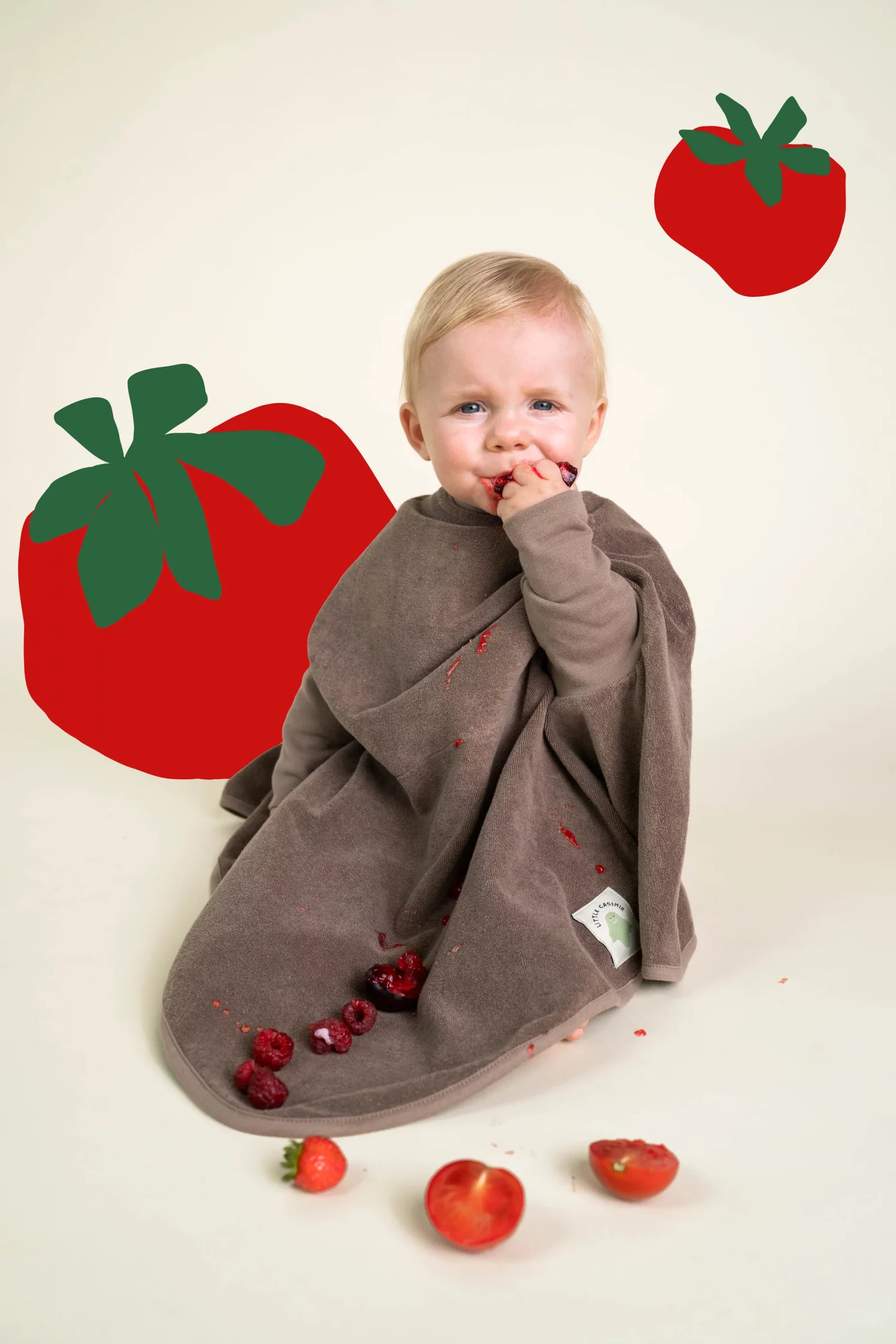 Little Casimir Lätzchen LIMITED EDITION “Boo“ Lätzchen – Timeless Taupe – Bild 3