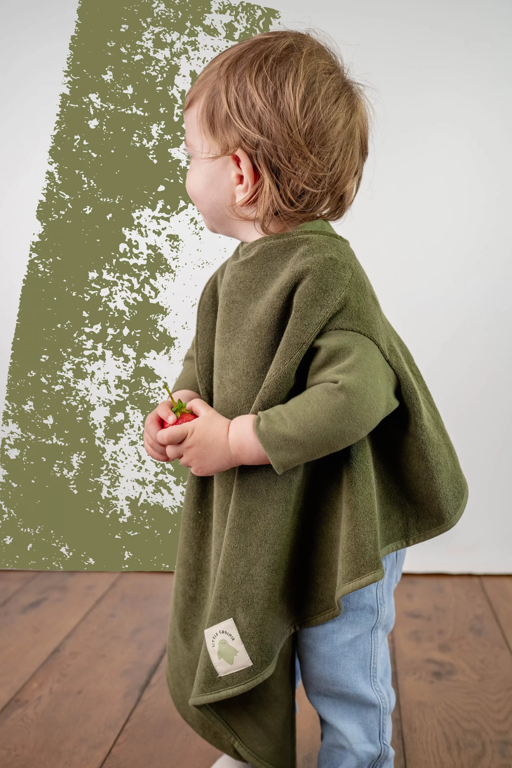 Little Casimir Lätzchen “Boo“ Lätzchen – Olive – Bild 3