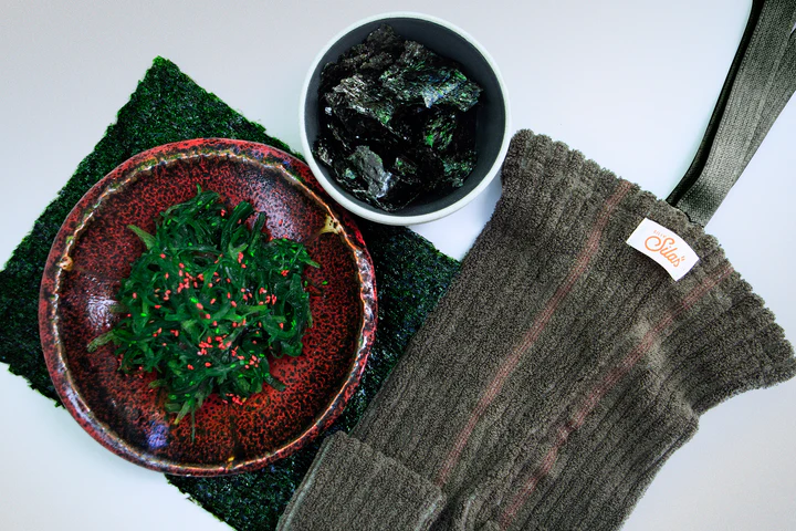 Silly Silas Granny Teddy Footless Seaweed Brown – Bild 2