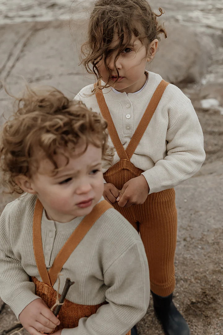 Silly Silas Hippy Footless (GOTS) Amber – Bild 5