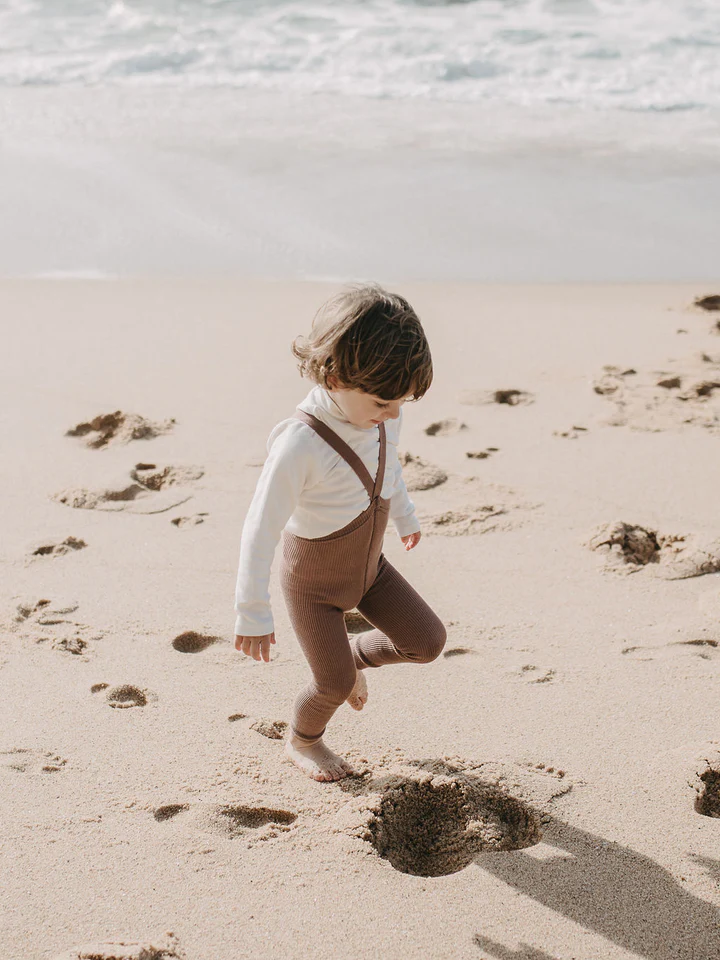 Silly Silas Footless Cotton Tights (GOTS) Granola – Bild 3