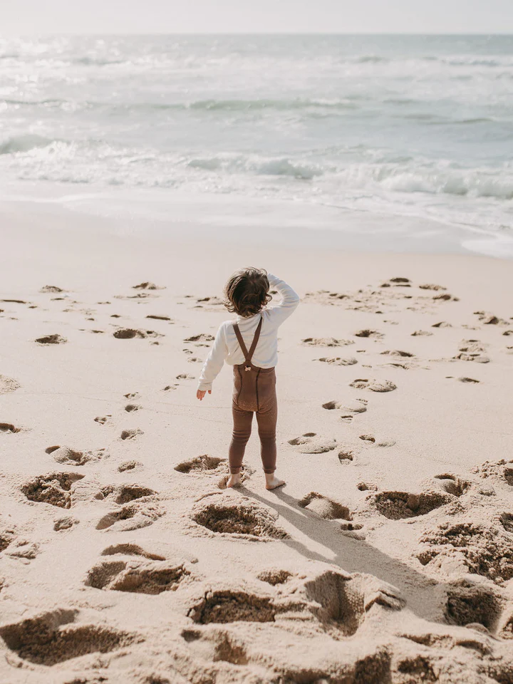 Silly Silas Footless Cotton Tights (GOTS) Granola – Bild 4