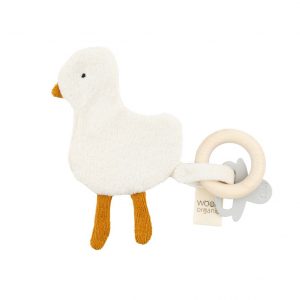 Wooly Organic Crinkle-Spielzeug „Gans“