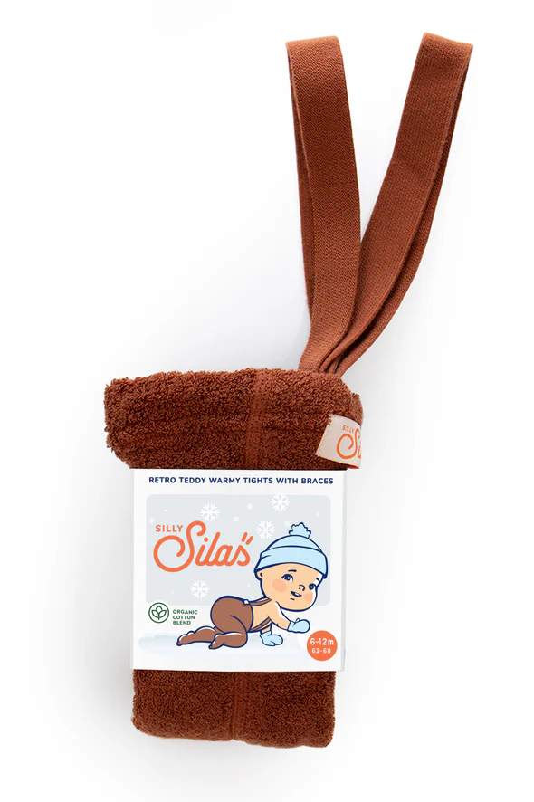 Silly Silas Teddy Footed Cinnamon