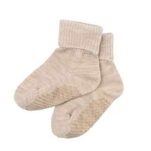 Wooly Organic Merino Wollsocken (sand)