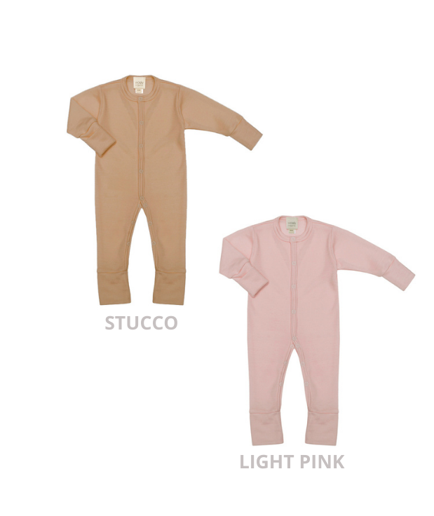 Wooly Organic Schlafanzug aus Merinowolle & Seide (light brown) – Bild 4