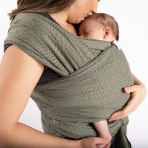 COCOO ME Sling - elastisches Tragetuch (oliv)