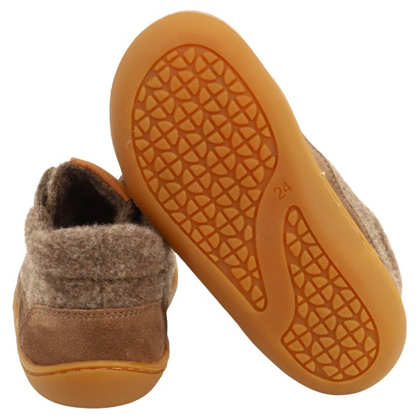 Develab Barfußschuhe MidCut Lauflernschuh Merino Beige – Bild 3