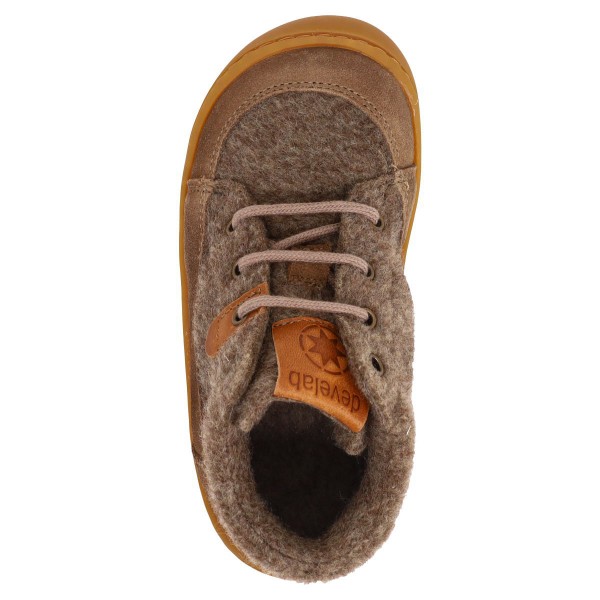 Develab Barfußschuhe MidCut Lauflernschuh Merino Beige – Bild 2