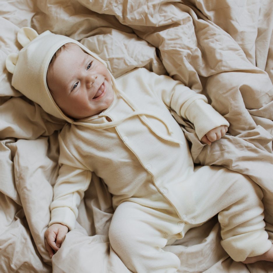 Wooly Organic Schlafanzug aus Merinowolle (ecru) – Bild 2