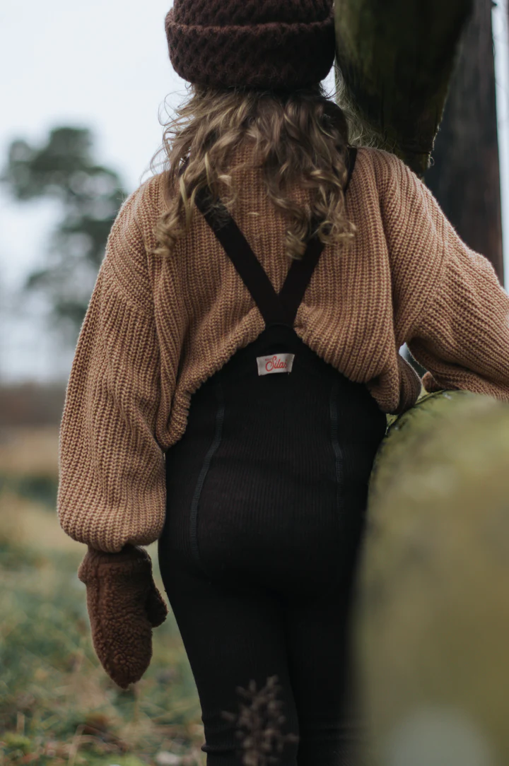 Silly Silas Wooly Footless Espresso Brown – Bild 5