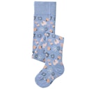 People wear organic Strumpfhose Blumen rauchblau