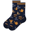 People wear organic Warme Frotteesocken Drachen dunkelblau