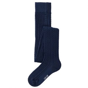 People wear organic Ajourstrick Strumpfhose dunkelblau