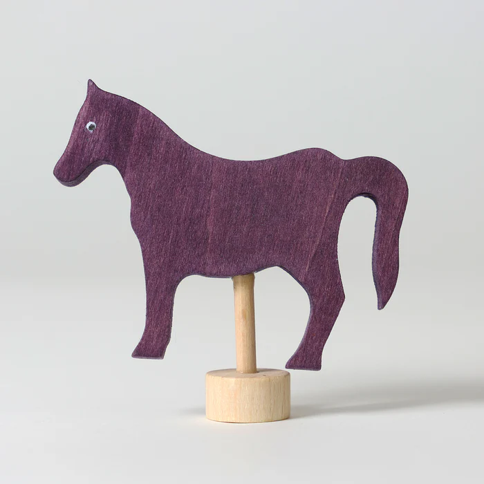 Grimms Steckfigur violettes Pferd
