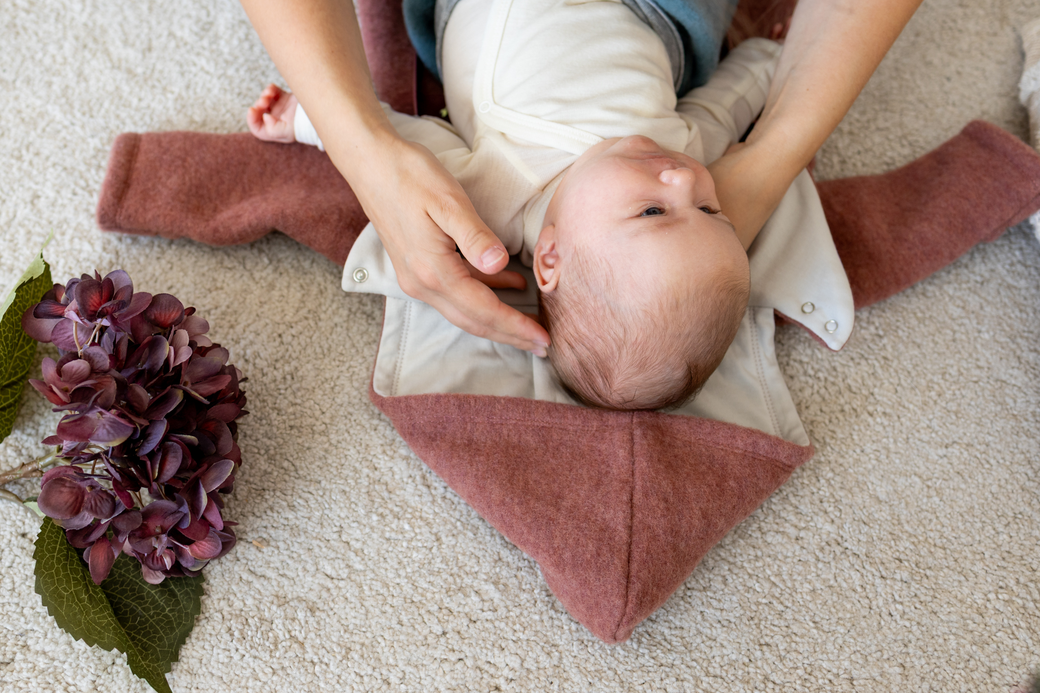 Popolini Wollfleece Overall Baby – Bild 3