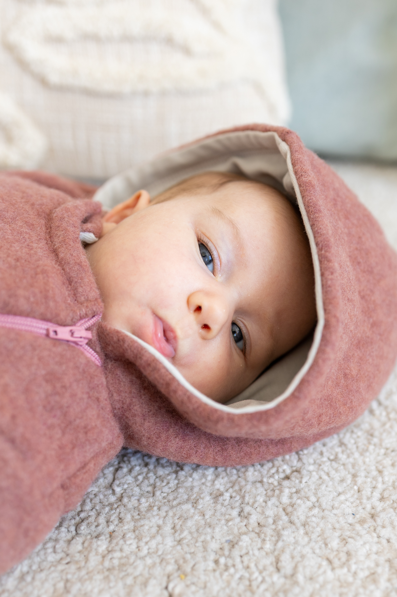 Popolini Wollfleece Overall Baby – Bild 11