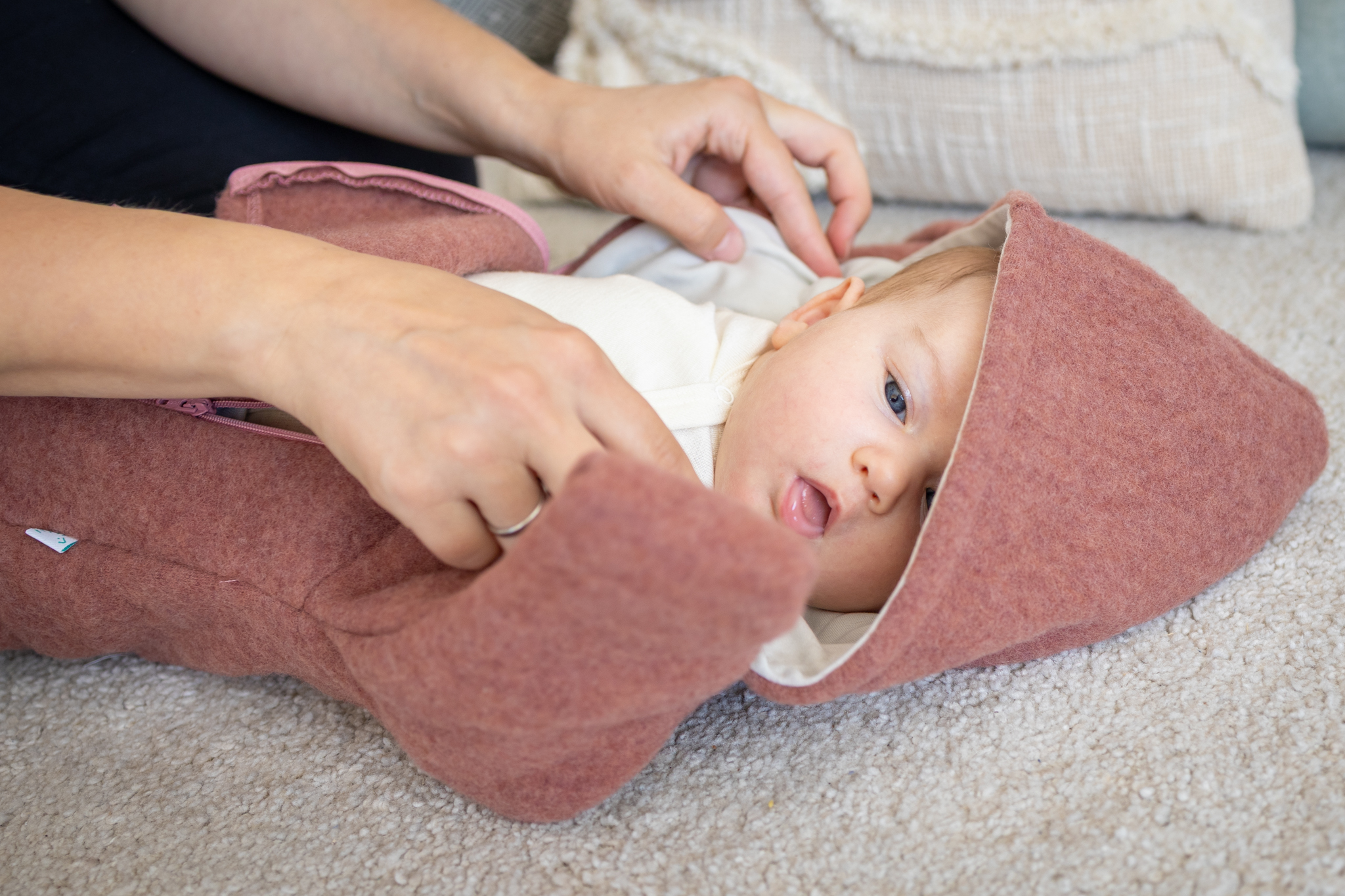 Popolini Wollfleece Overall Baby – Bild 14