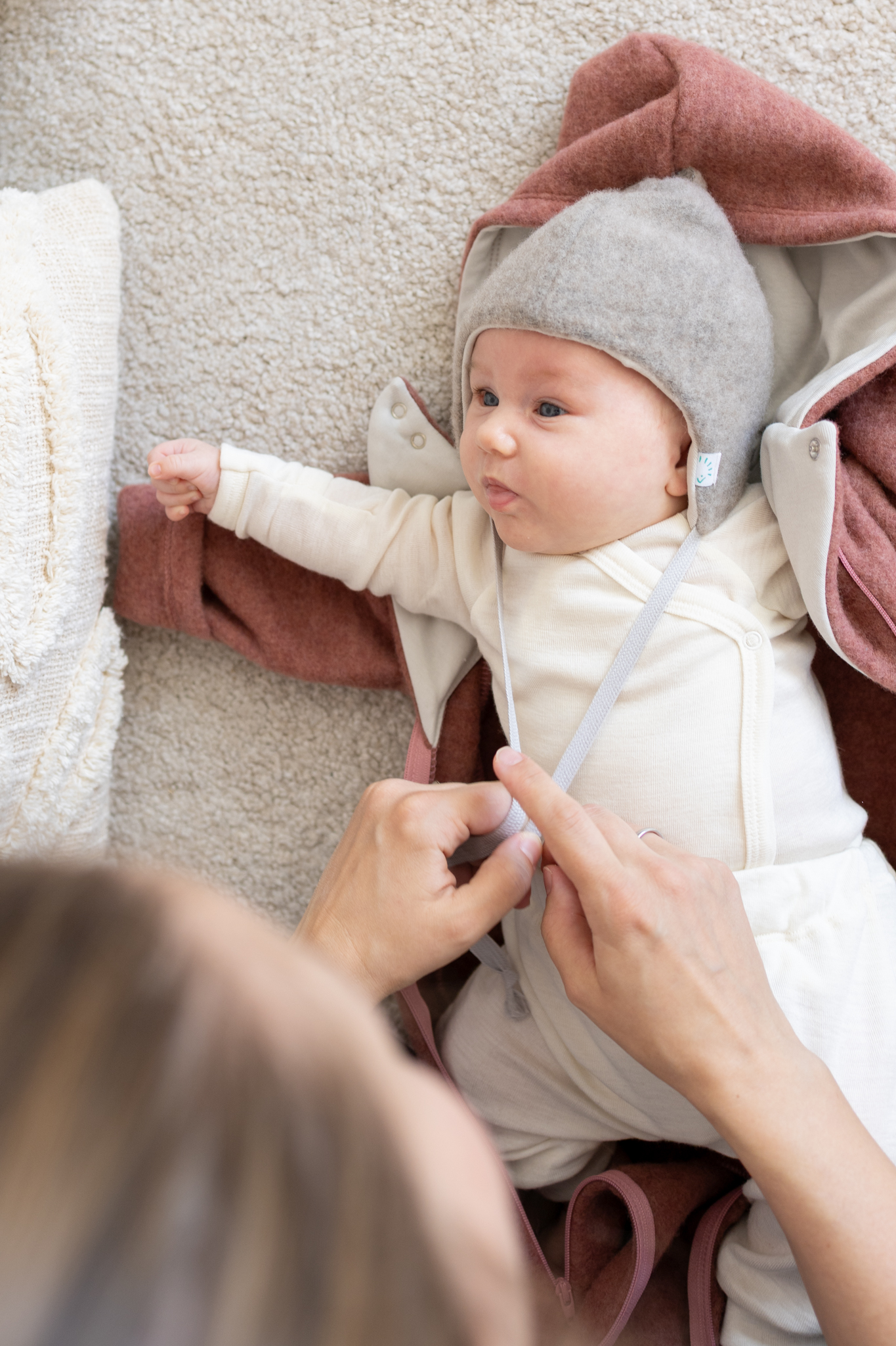 Popolini Wollfleece Overall Baby – Bild 16