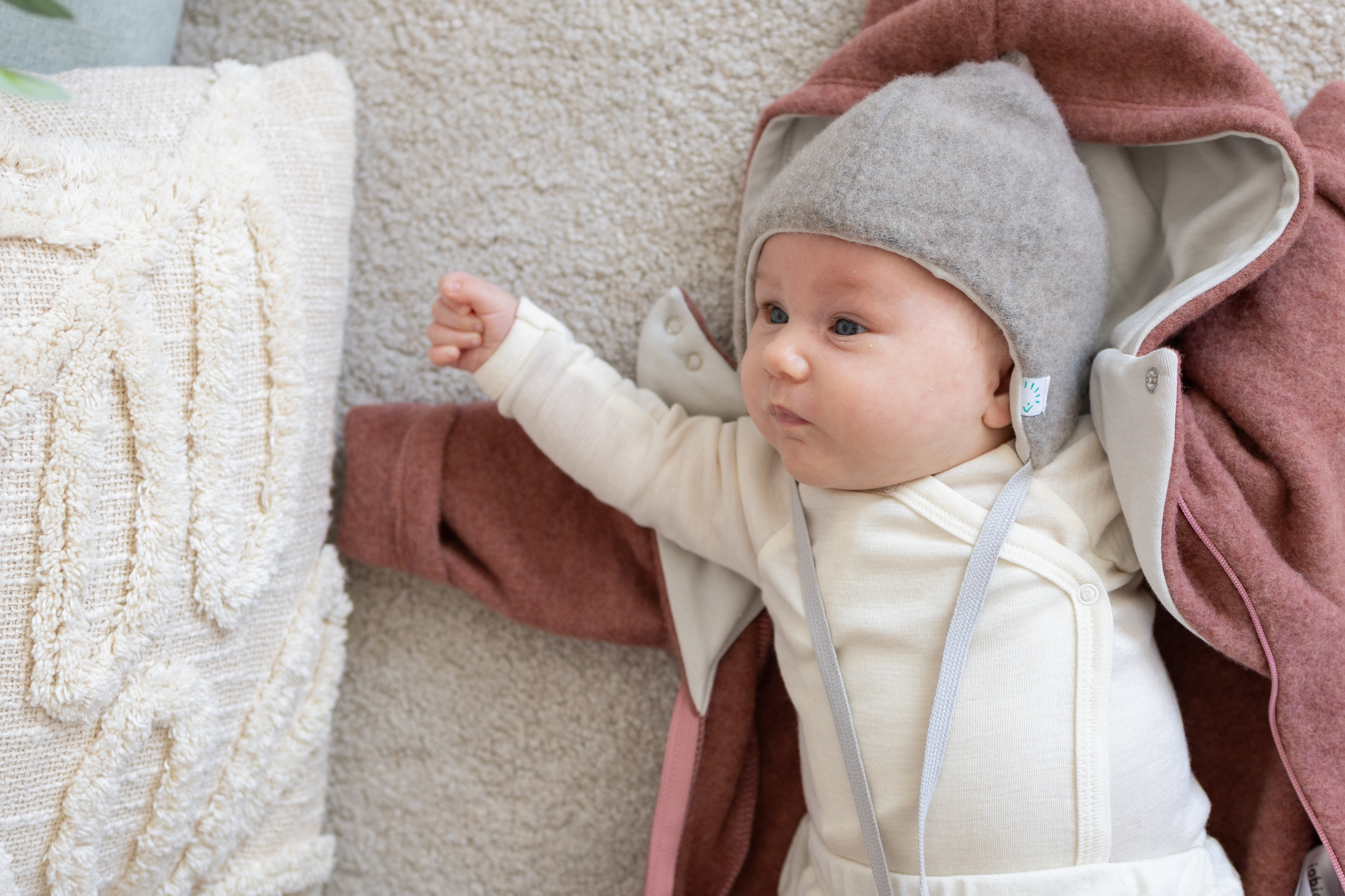 Popolini Wollfleece Overall Baby – Bild 17