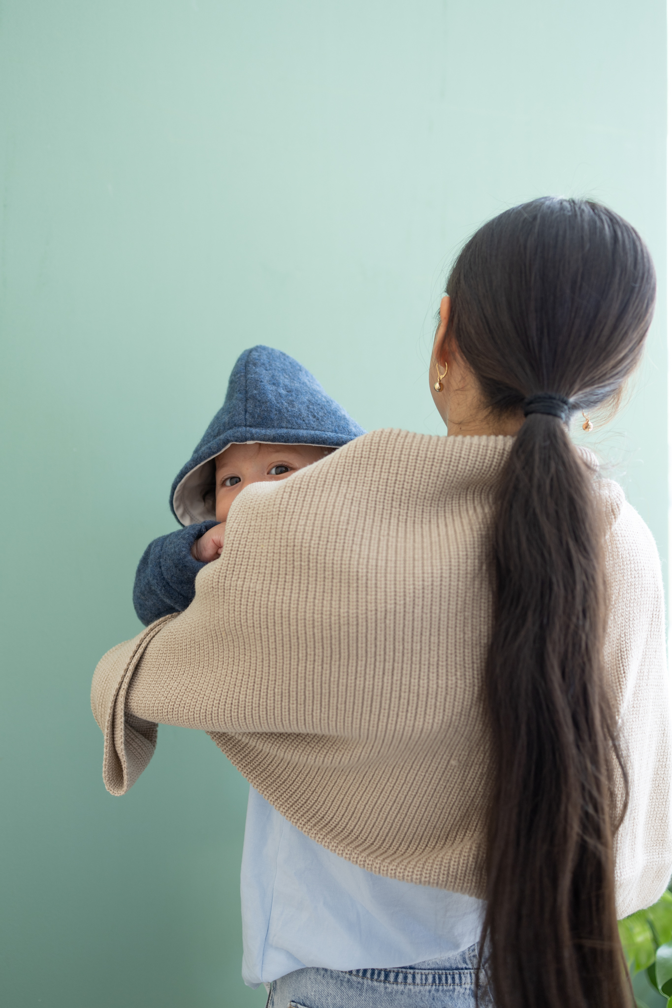 Popolini Wollfleece Overall Baby – Bild 4