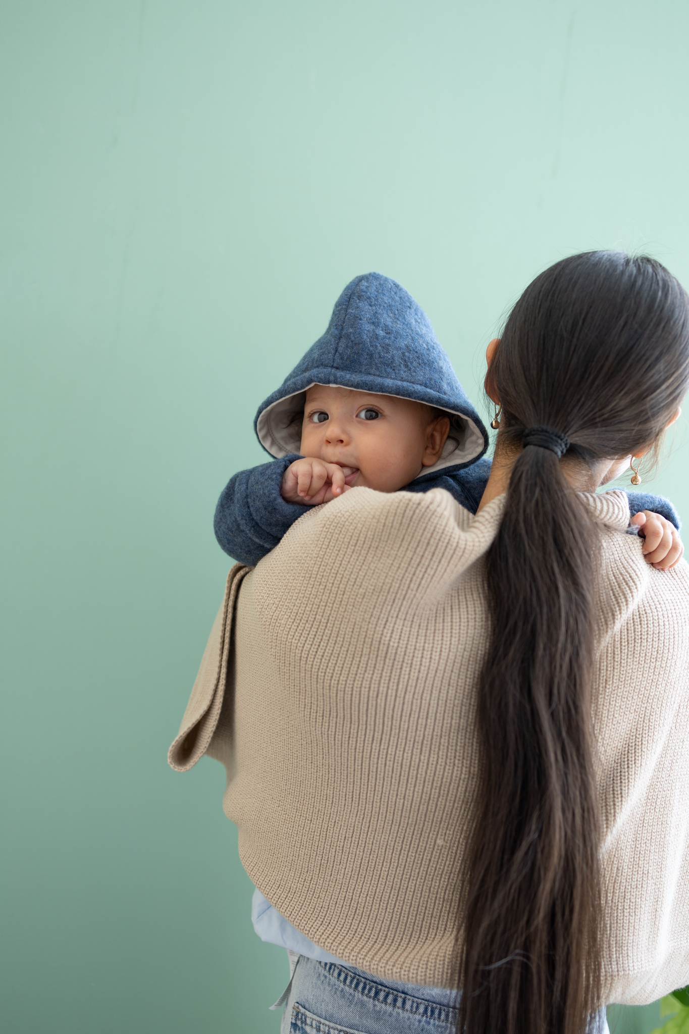 Popolini Wollfleece Overall Baby – Bild 5