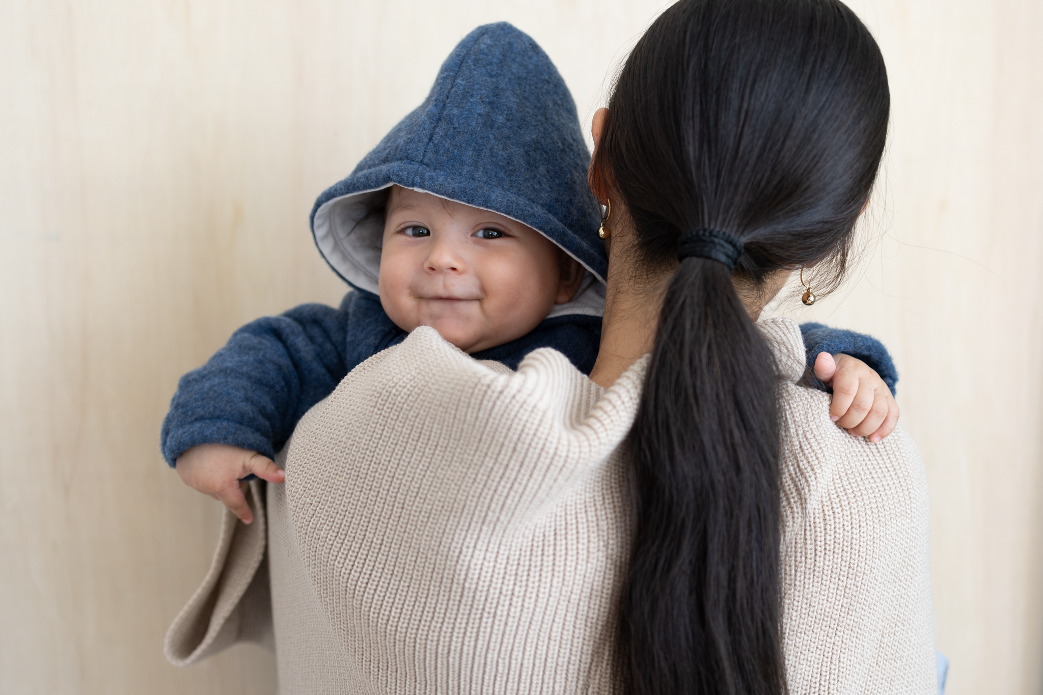 Popolini Wollfleece Overall Baby – Bild 6