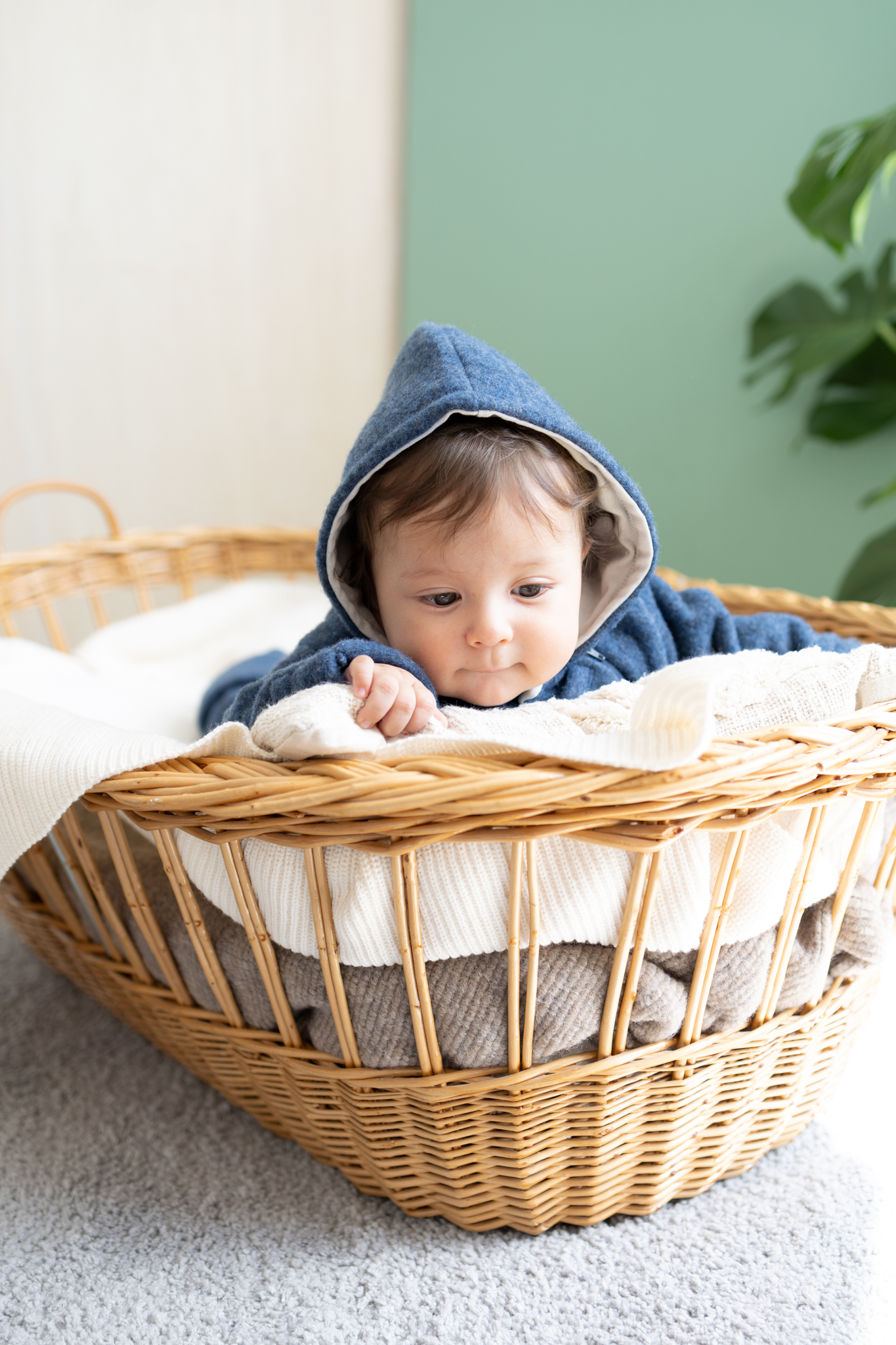 Popolini Wollfleece Overall Baby – Bild 10