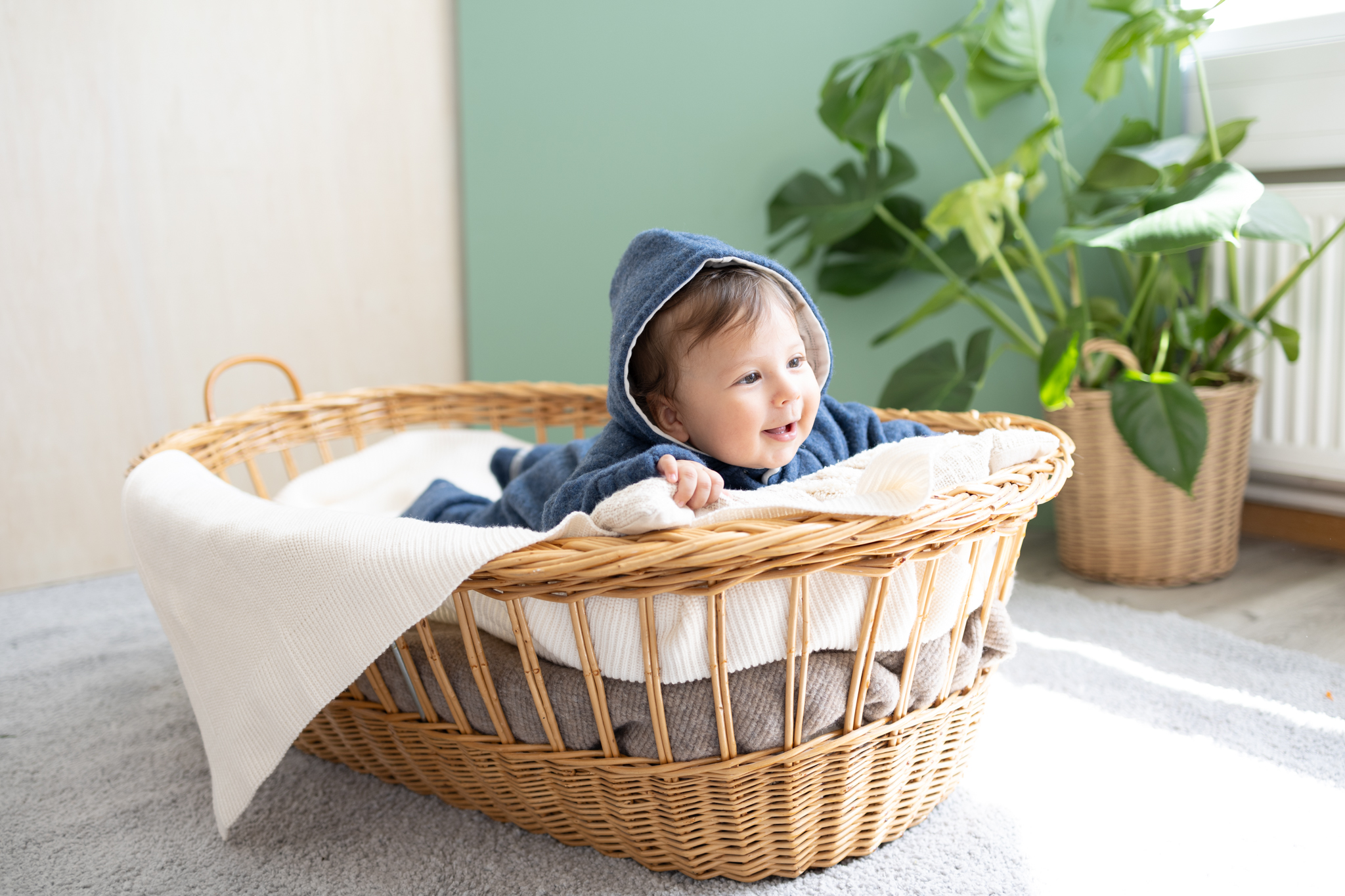 Popolini Wollfleece Overall Baby – Bild 12