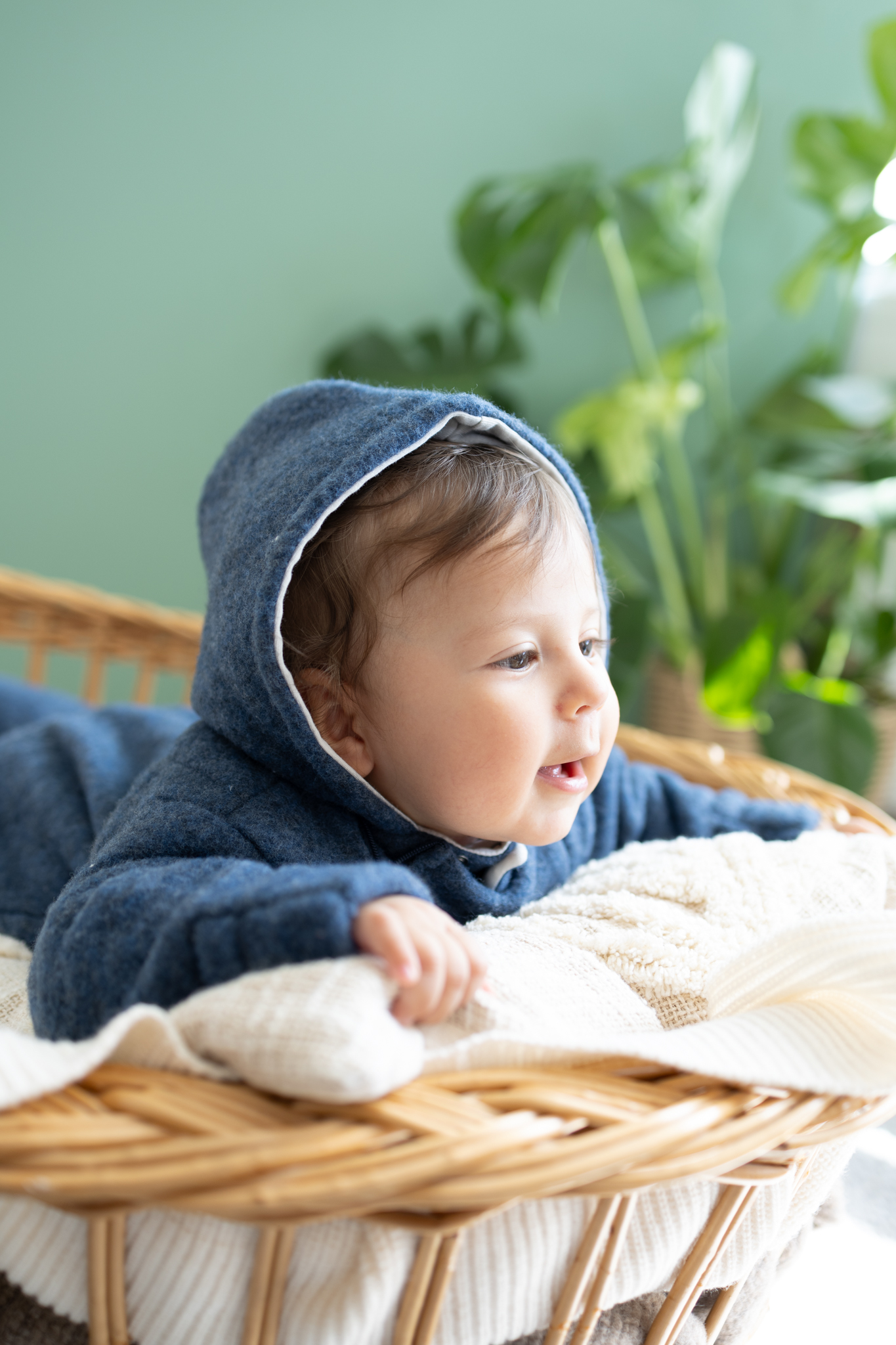 Popolini Wollfleece Overall Baby – Bild 13