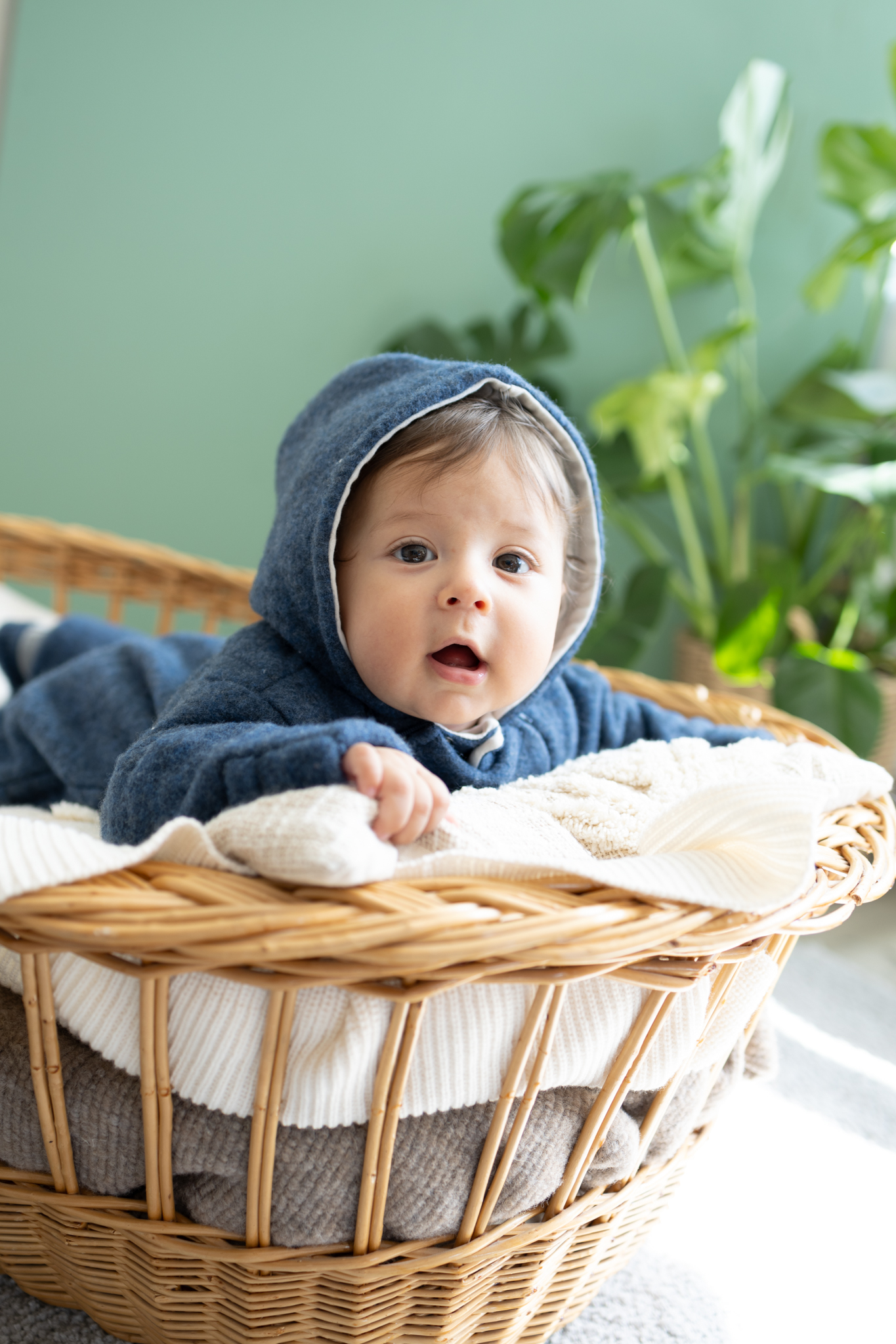 Popolini Wollfleece Overall Baby – Bild 14