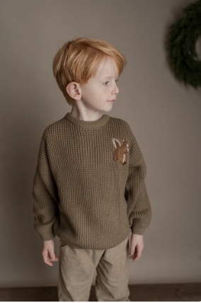 Hanevild Strickpullover mit Eichhörnchen – Bild 4