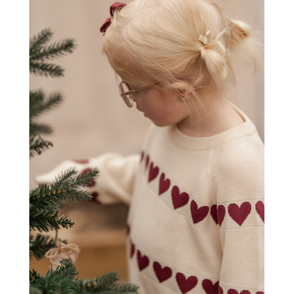 Hanevild Strickpullover mit Herzen – Bild 10