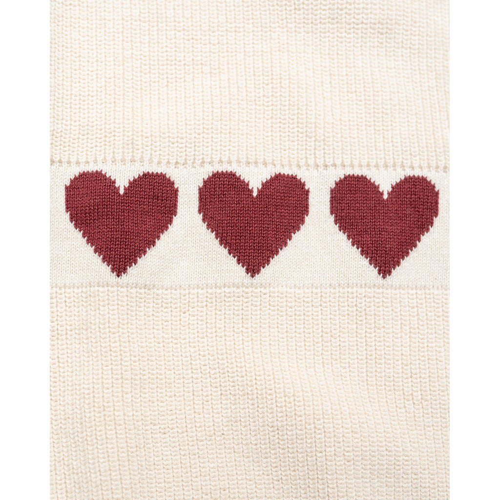 Hanevild Strickpullover mit Herzen – Bild 4